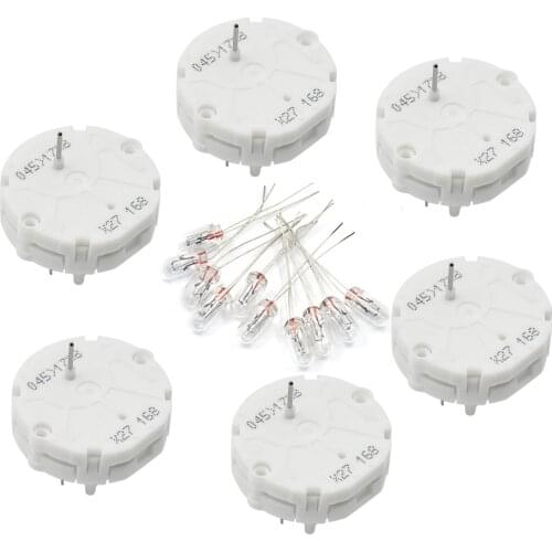 X27 168 (6PCS) + 10pcs bulbs Stepper Motor For Speedometer Gauge Repair Kit Cluster X27.168