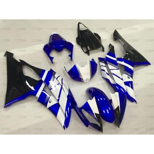 YZF600 R6 2008 - 2015 Bodywork YZF R6 08 09 Fairings YZF600 R6 2014 Blue White Abs Fairing