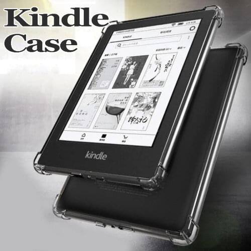 Full Protecive Case for Amazon Kindle Caes Paperwhite 1 2 3 4 Fire Oasis E-book Bag Clear HD Silicone Pocketbook Anti-fall Cover