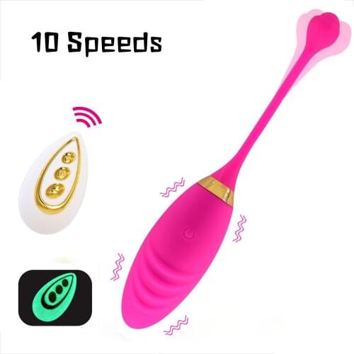 10 Speeds Jump Egg Vibrator Vibrating Egg Silicone Wireless Remote Anal Clitoris Stimulation Sex Toys for Women Adult Products