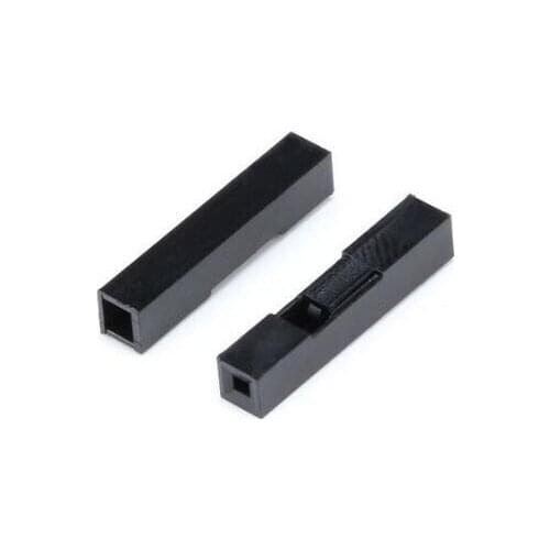 1000pcs Dupont Head 2.54mm 1P 1X1P Dupont Plastic Shell Pin Head Connector Jumper Wire Cable Housing Plug Female
