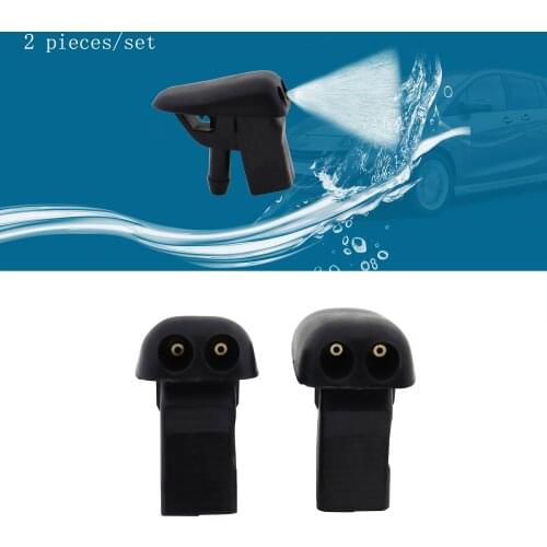 2 pcs Windshield Washer Wiper Water Spray Nozzle Jets Fit for Jaguar X-Type 2001-2010