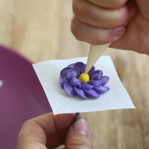 2000Pcs Disposable Cream Cake Icing Piping Flower Decorating Paper 6X6cm Wedding Pastry Korean Baking Tool Favor