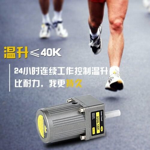 220 v / 380 v 6 w mini ac induction gear speed constant speed reduction motor reversible control motor