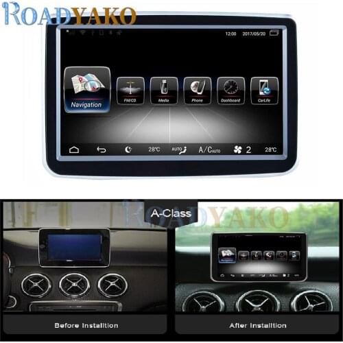 Android 9.0 Car Radio Video player For Benz W176 W246 W460 C117 X156 2014-2018 Stereo Auto Car Navigation GPS 2 Din Autoradio