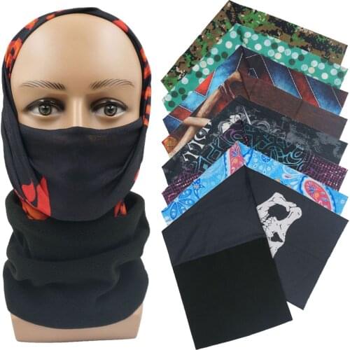 Long thick magic turban for mountaineering riding windproof dustproof and warm all-match bandana outdoor turban wholesale