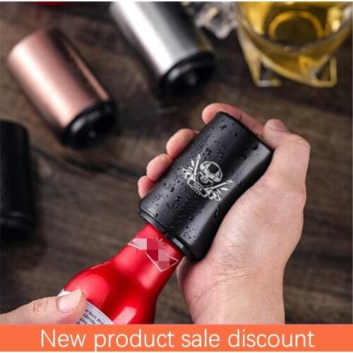 Magnetic automatic beer beverage bottle opener stainless steel magnet bottle opener kitchen bar accessories wine can opener