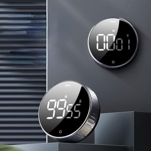 Magnetic Digital Timer Kitchen Cooking Shower Research Stopwatch LED Counter Alarm Clock Manual Electronic Countdown