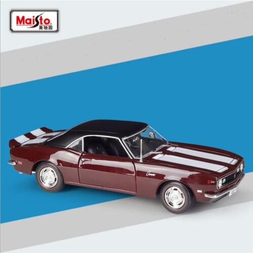 Maisto 1:18 1968 Camaro Z28 Alloy Car Static Die Cast Vehicles Model Decoration Collection Boy Kids Gifts Toys Original box