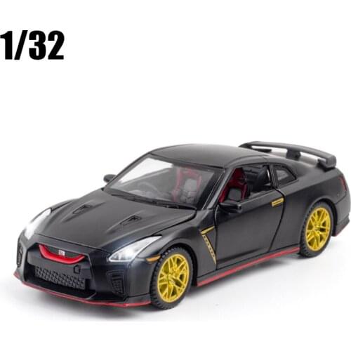 High Simulation 1:32 Nissan Skyline Ares GTR R35 Diecasts & Toy Vehicles Metal Car Model Pull Back Collection For Kids Toys