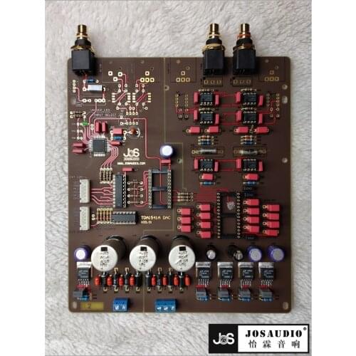 JOSAUDIO Upgraded version HIFI Forum 10th Anniversary TDA1541 DAC Audio Decoding Board Semi-finished Board