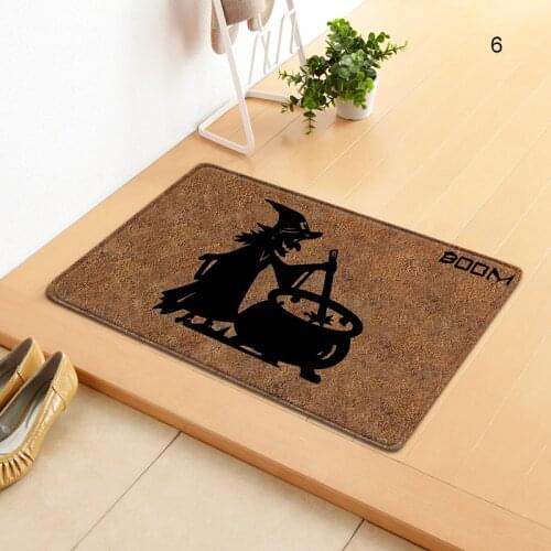 Cartoon Printed Doormat Multi-purpose Absorbent Non-Slip Blanket Front Door Decoration for Kitchen Bedroom Bathroom TN88