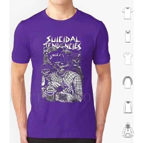 Suicidal Tendencies T Shirt Men Cotton 6xl Suicidal Tendencies Sepultura Rkl Dri Municipal Waste Iron Reagan Thrash Metal