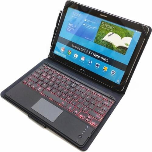 New Bluetooth Keyboard with Case for Samsung XE700T1C XE700T1A XE500T1C Tablet Bracket Sleeve Magnetic Case Backlit Keyboard
