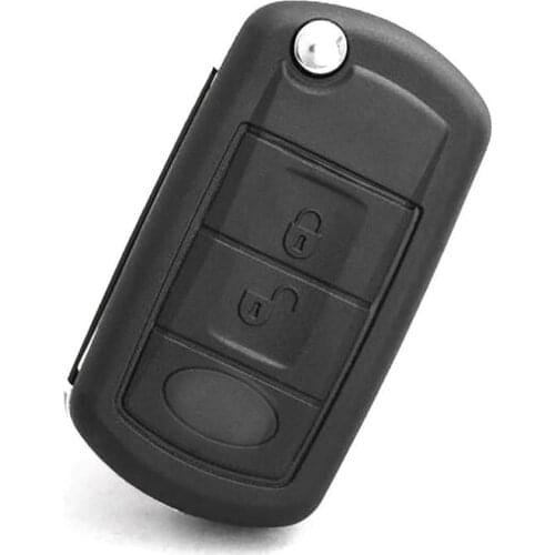 60% New Arrival 3 Buttons Flip Key Shell Case Fob for Land Rover Range Rover Sport LR3 Discovery
