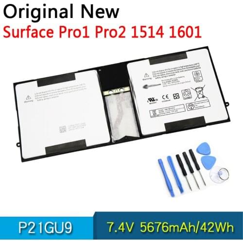 NEW Original P21GU9 Laptop Battery For Microsoft Surface Pro 2 1601 Pro 1 1514 2ICP5/94/104 7.4V 42Wh