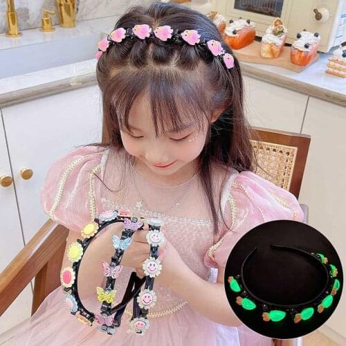 Oaoleer 2021 New Cute Flower Hair Band Handmade Hairbands Headband Birthday Gifts Headwear Cartoons Hair Accessories