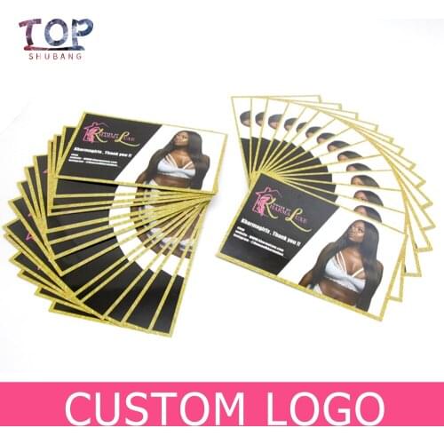 Custom free design thank you CARDS/greeting CARDS/hair care instructions /Headband/Bonnet custom LOGO