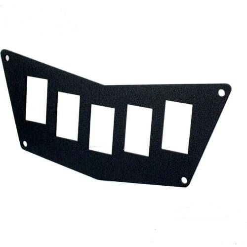 4 Rocker Dash Switch Panels Plate for Polaris RZR 800 RZR 900 XP RZR 570 08-14