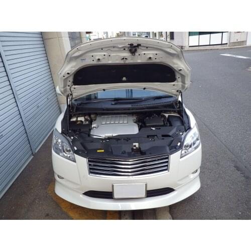 For 2007-2013 Toyota MARK X ZiO GGA10 Front Hood Bonnet Modify Gas Struts Carbon Fiber Spring Damper Lift Support Absorber