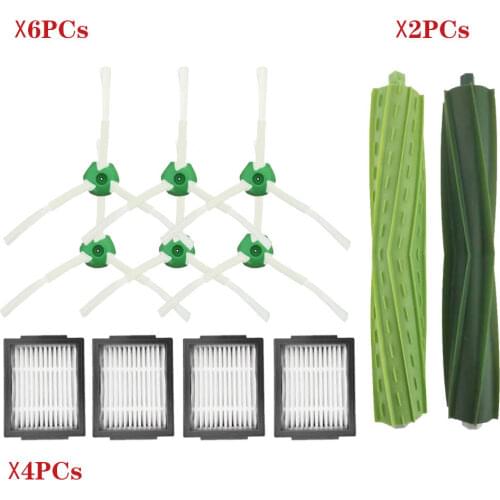 Suitable For iRobot Roomba i7 E5 E6 Robot HEPA Filter Side Brush Main Brush Roller Brush Vacuum Cleaner Replacement Accessories