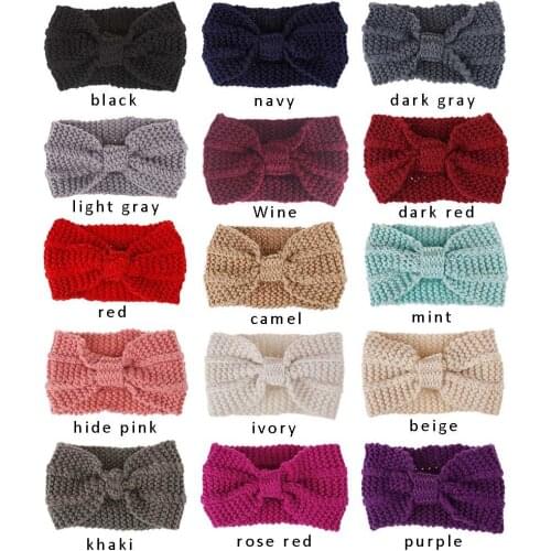 Headband - Crochet Knitted Headwrap / Headband Winter Ear Warmer /Hairband Crochet / Women crochet Wool headband knit