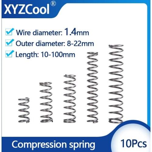 Spring Coil Spring Compressed Spring Customized Pressure spring Rotor Return Spring Wire Diameter 0.6mm Diameter 6mm Spot Good