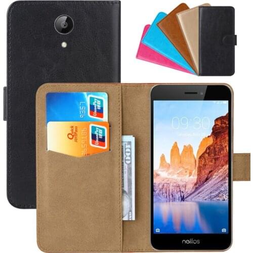 Luxury Wallet Case For TP-Link Neffos C7A PU Leather Retro Flip Cover Magnetic Fashion Cases Strap