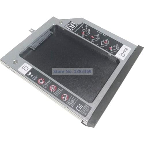 SATA 2nd Hard Drive SSD HDD Module Caddy Frame Adapter for Lenovo Thinkpad L440 L540 With Bezel and Bracket