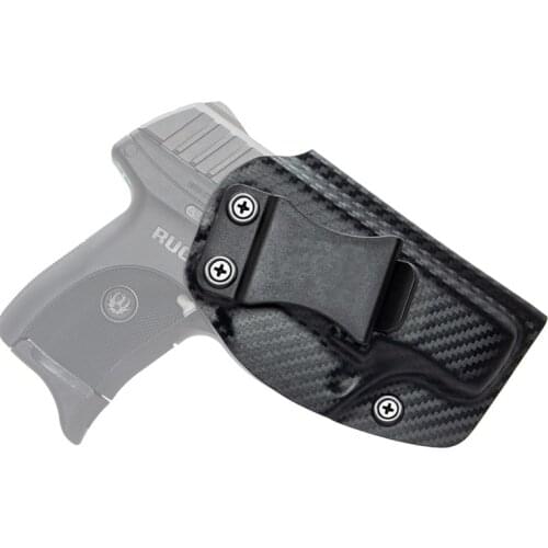 Carbon Fiber Inside the Waistband kydex IWB Holster For Ruger LC9s LC9 EC9 EC9s LC380 Holster Concealment clip Concealed Carry