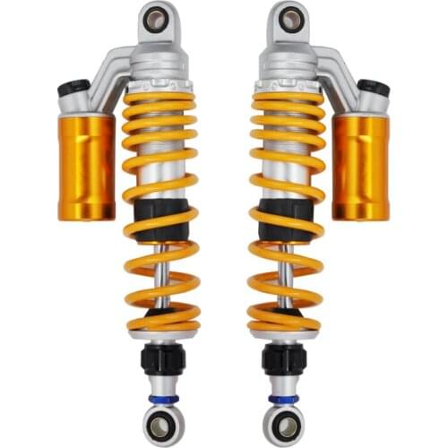2piece 320mm 340mm 360mm Universal Shock Absorbers for Honda Yamaha Suzuki Kawasaki Dirt Bikes Kart ATV Motorcycle and Quad