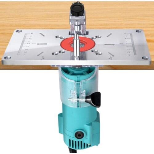 For MKT RT0700C Trimmer Woodworking Bench Aluminum Router Table Insert Plate