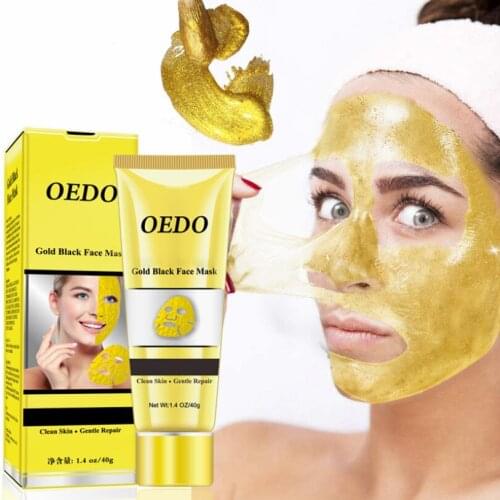 Gold Remove Blackhead Mask Shrink Pore Improve Rough Skin Acne Shills Blackhead Remover Mask Facial Moisturizing Cream