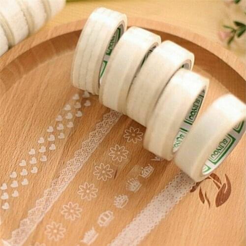 1.5cm 10 meters/roll random 5 rolls/package lace tape sticker tape, photo album decoration tape
