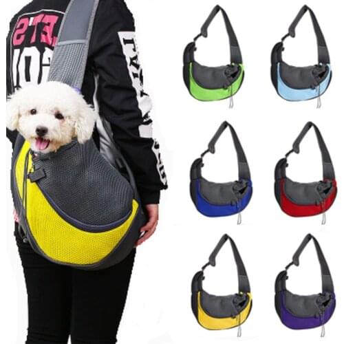 1pcs Pet Carrier Travel Dog Backpack Breathable Puppy Dog Mesh Sling Bags Cat Carrying Shoulder Bag Dog Accessories Panier Chien