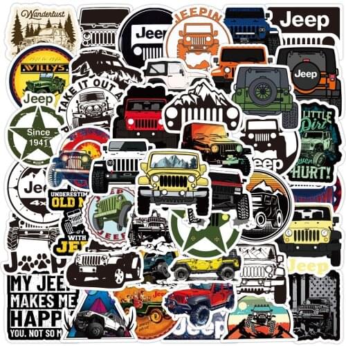 10/50PCS SUV Car Stickers Skateboard Guitar Suitcase Freezer Motorcycle Graffiti DIY Joke Decal Sticker