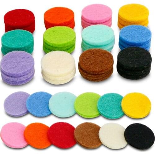 AUTO -48 Pcs Essential Oil Diffuser Necklace Refill Pads /Necklace Replacement Pads for Aroma Diffuser Pendant Necklace