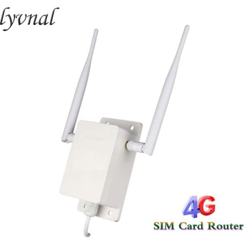 LYVNAL 4G 3G SIM Card Wireless Router Outdoor Waterproof For Surveillance IP Camera Wifi Wired POE 4K 8MP 5MP 1080P