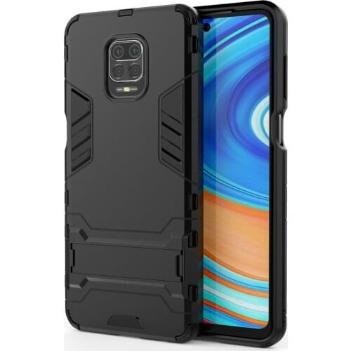 For Redmi Note 9S 9 Pro Heavy protective Armor Soft Shockproof Cases Note 9Pro Max Bracket phone case protective back covers