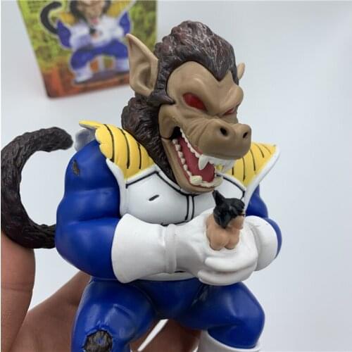 FigureCrazy Japanese Anime Figure Gorillas Fighting PVC Action Figure Catching Classic Scene Collect Model Toy 16cm