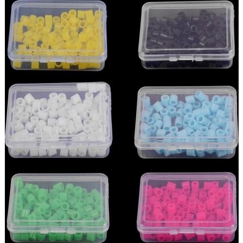 JETTING 100Pcs/Box Orthodontic Code Rings 6 Colors Universal Dental Instrument Autoclavable Rings Drop Shipping