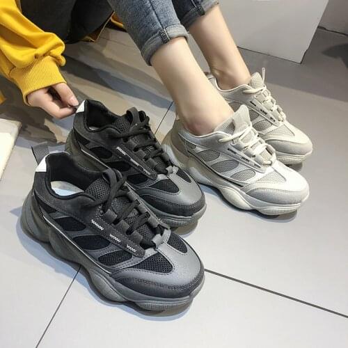 Womens sneakers Women Vulcanize Shoes Flat Shoe Fashion Casual Shoes Lace-Up Breathable Studen Sneakers Calzado Deportivo Mujer