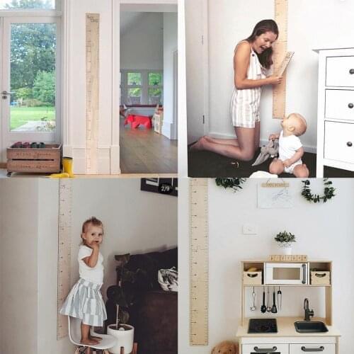INS Nordic style stitching wooden board height ruler hanging wall childrens room decoration baby ruler N5D1 photog wooden X3Q4