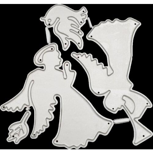 Metal Angel set paper die cutting dies for Scrapbooking/DIY Easter wedding Halloween Easter card