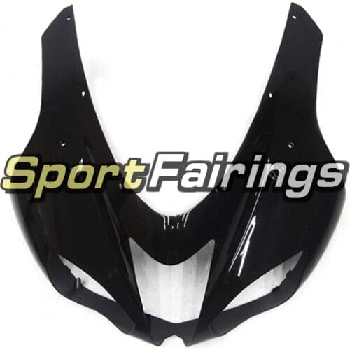 Painted Front Fairing For Kawasaki ZX6R 2007-2008 07 08 ABS Motorbike Bodywork Part Headlight Frame Gloss Black