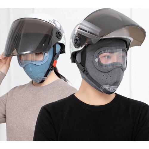 Winter Running Cap Windproof Warm Thermal Fleece Breathable Skiing Motocycle Hat Woman MTB Cycling Headwear Earmuff