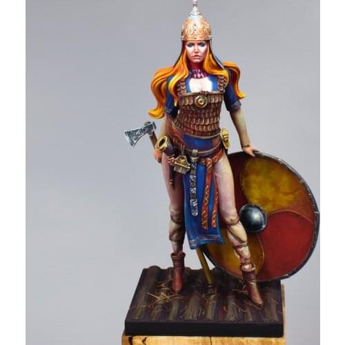 1/24 Resin Figure Building Kit Female Fighter