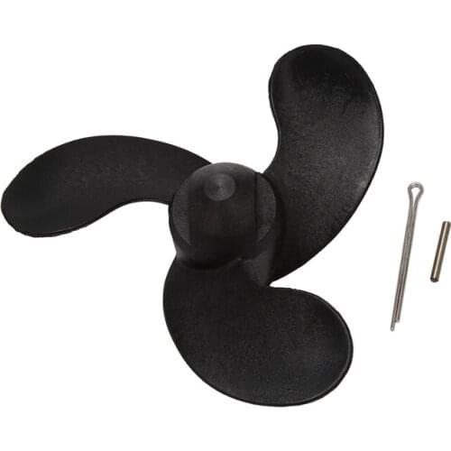 3 Black Leaves Marine Outboard Propeller for Mercury/Nissan/Tohatsu 3.5/2.5HP 47.05mm(Diameter) x 78.05mm(Pitch)