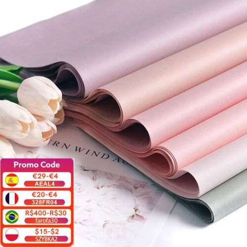 40pcs 75*52CM Tissue Paper Flower Wrapping Craft Paper Floral Scrapbooking Paper Gift Decorative Flower Paper Home Decoration