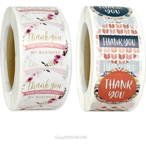 500pcs Thank You for Supporting My Small Business Stickers Seal Label for Wedding Gift Baking Stationery Sticke O20 20 Dropship